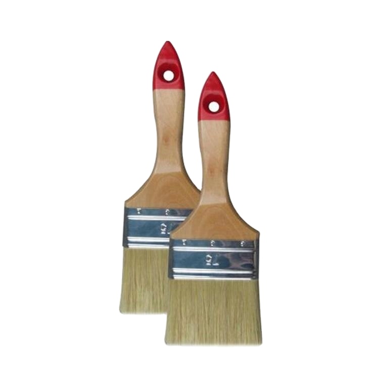 Set di pennelli professionali per pittura a parete con manico in legno di faggio dell'Asia meridionale